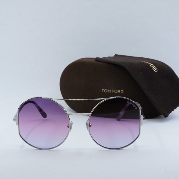 Final Price! Tom Ford Dolly FT0782 16Y Shiny Palladium Sunglasses main image 7